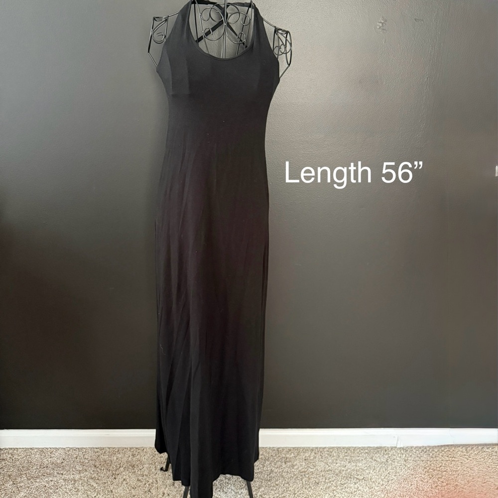 J. Crew Black Slip Dress